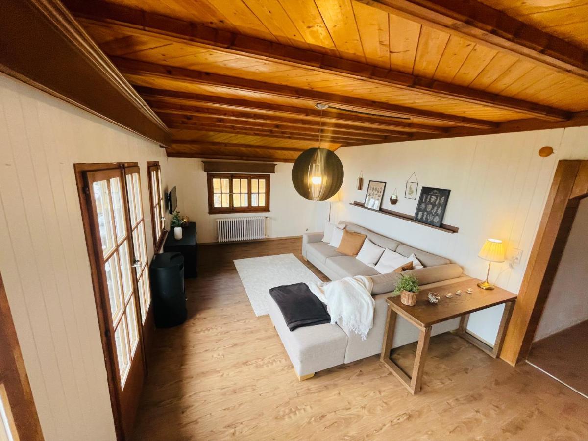 Chalet 4 Personnes Avec Sauna Leysin Exterior foto