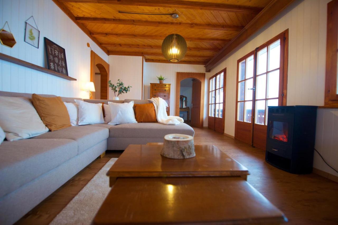 Chalet 4 Personnes Avec Sauna Leysin Exterior foto