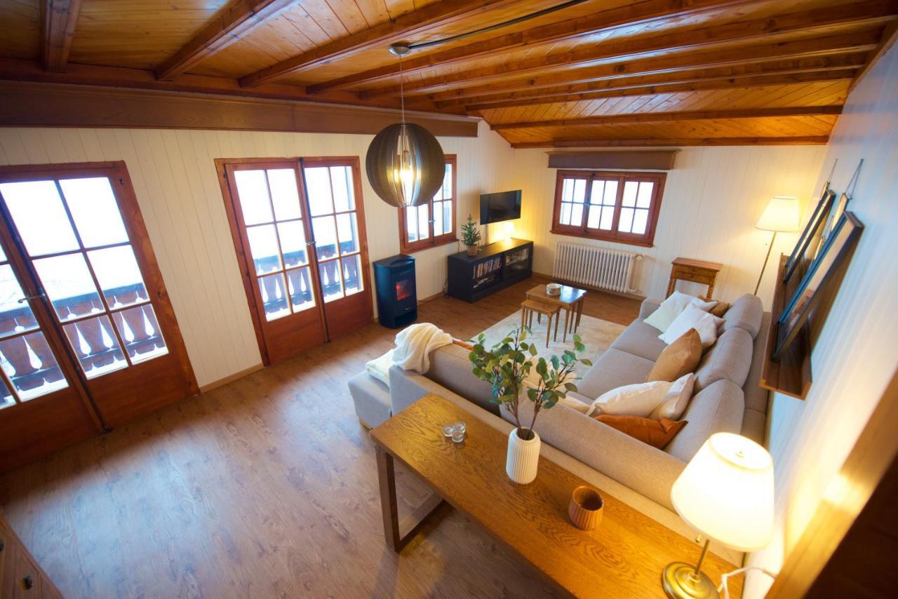 Chalet 4 Personnes Avec Sauna Leysin Exterior foto
