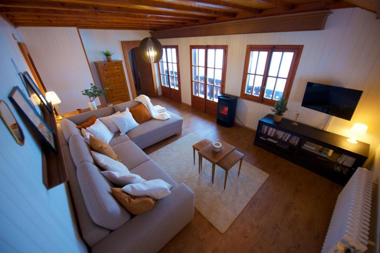 Chalet 4 Personnes Avec Sauna Leysin Exterior foto